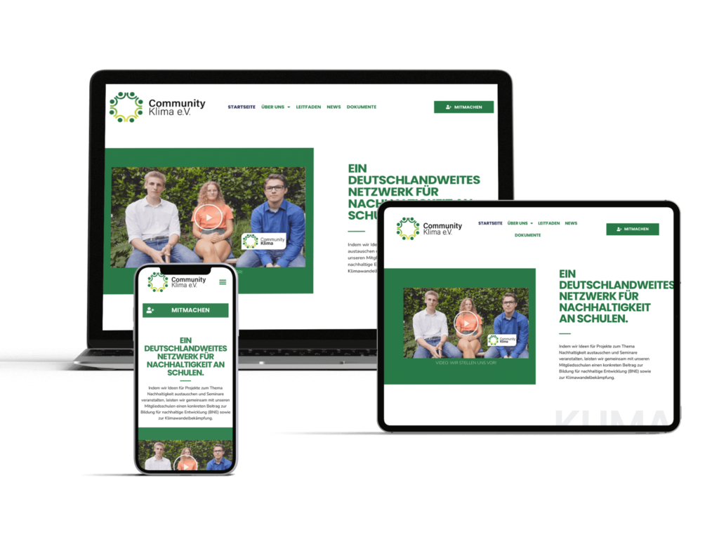 Webdesign für Verein
