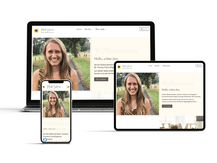 Webdesign für Coach
