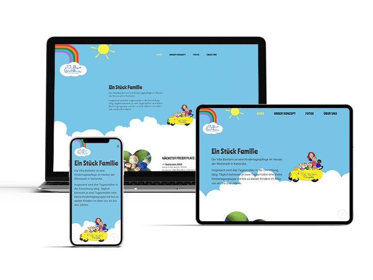 Webdesign für Kindergarten aus Karlsruhe