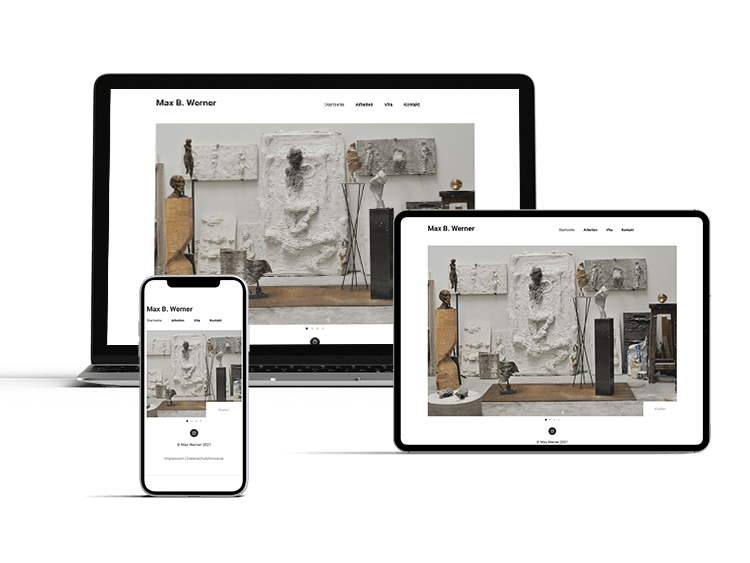 Webdesign für Künstler
