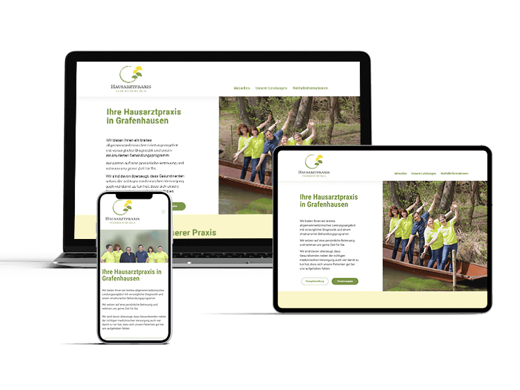 Webdesign für Arzt