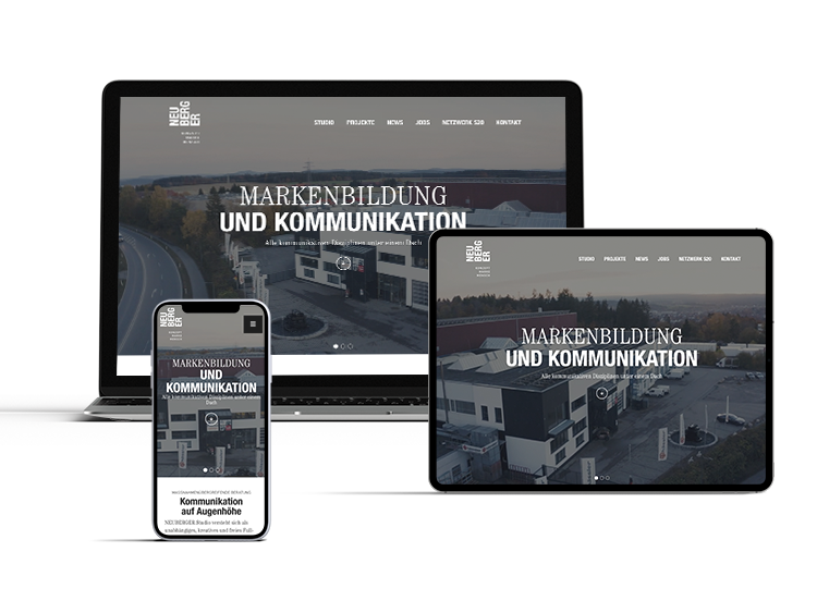Webdesign für Marketingagentur